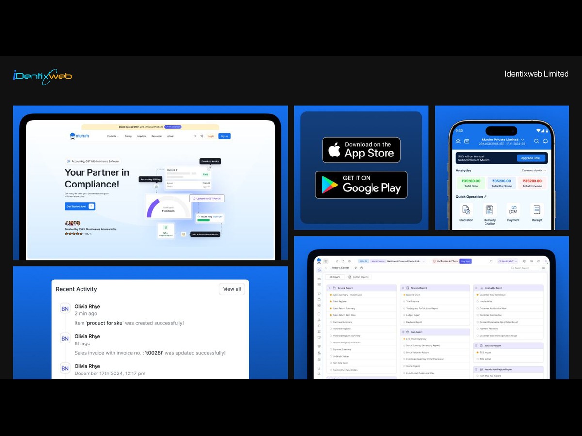 Identixweb Limited agency's portfolio